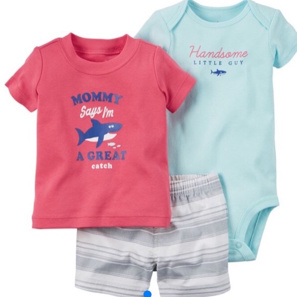 Carter/'s Baby Boys 3 Pc Pajama Set NWT Size 12 Months 18 Months